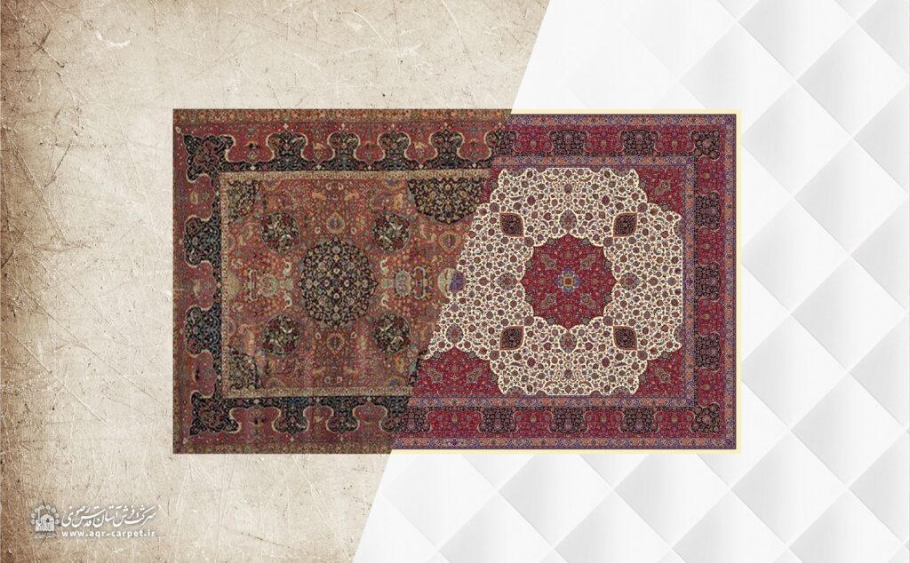 بازبافی قالی چلسی به سبک خراسان