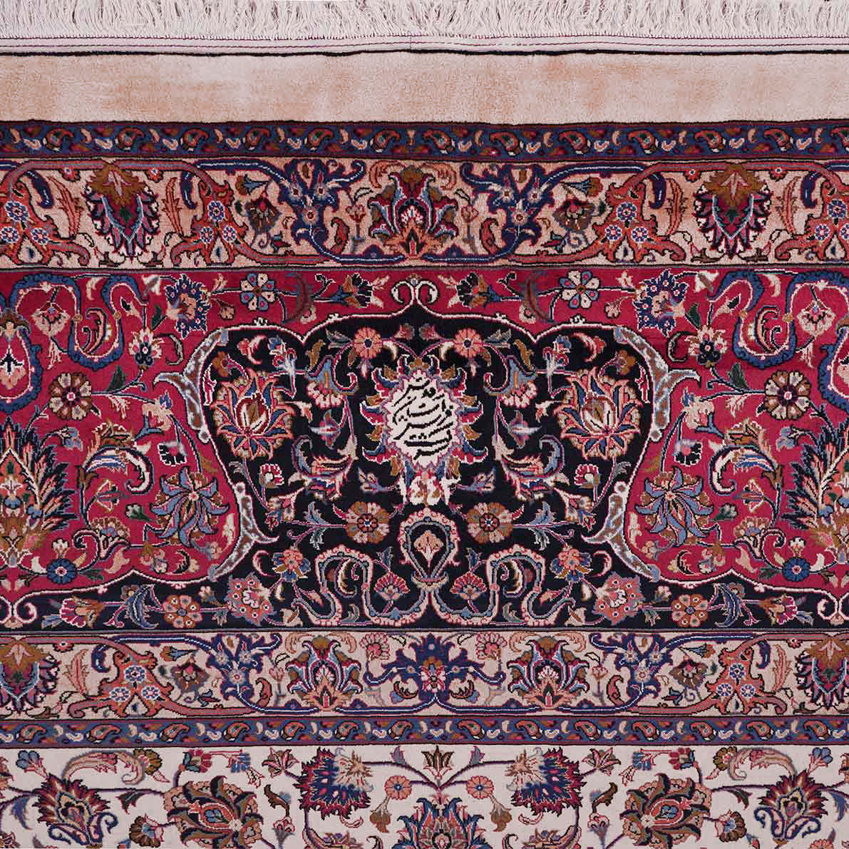 فرش دستباف متبرک چله پنبه اندازه 6×6 متر