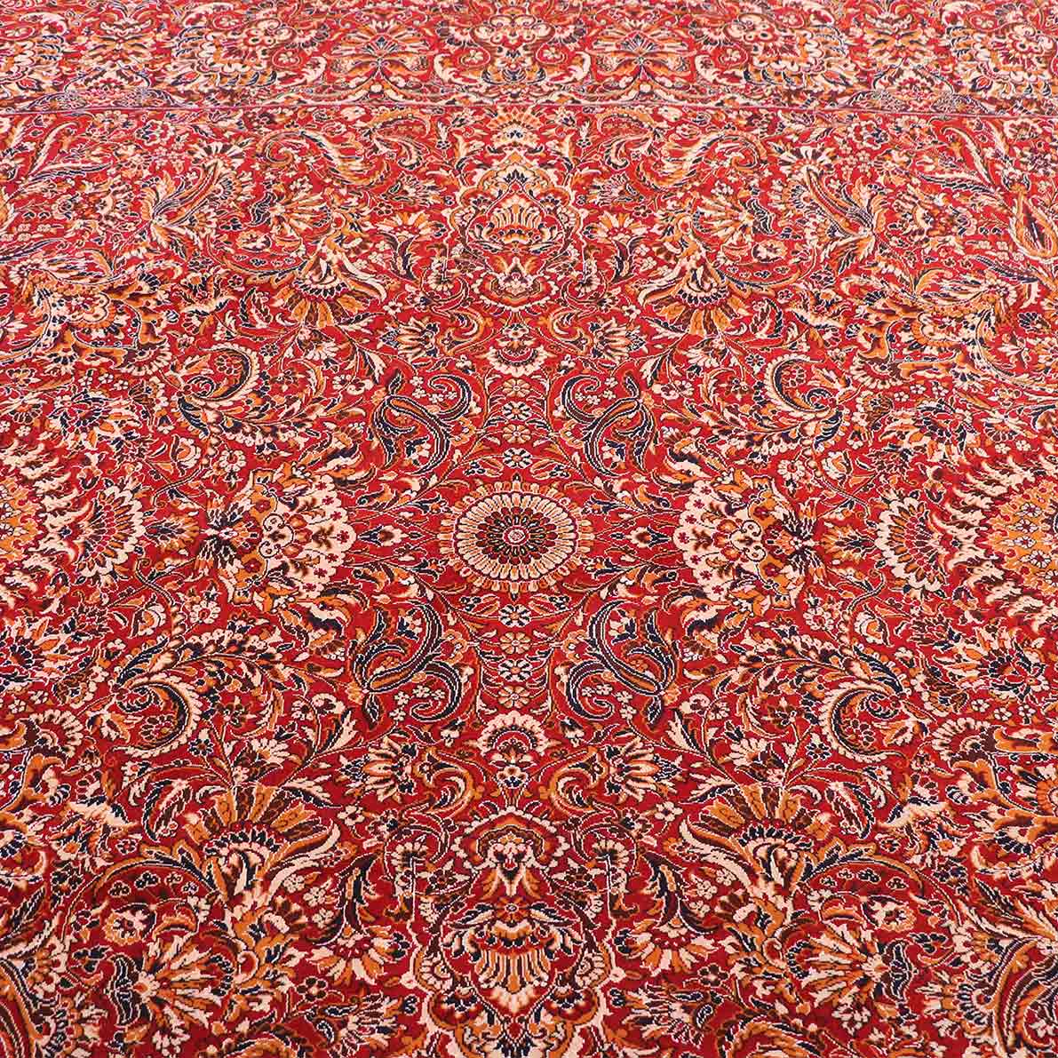 فرش دستباف نو چله ابریشم اندازه 3×2 متر