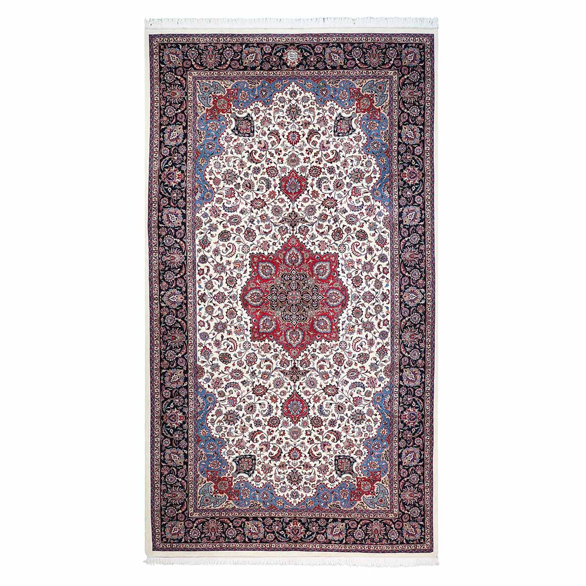 فرش دستباف متبرک چله پنبه اندازه 6 × 3 متر