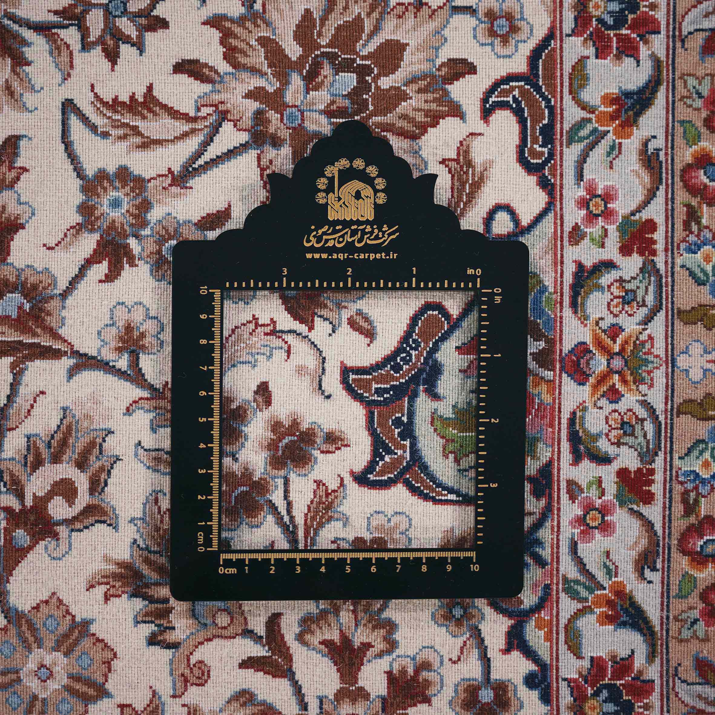 قالیچه دستباف نو چله ابریشم اندازه 2×1.5 متر